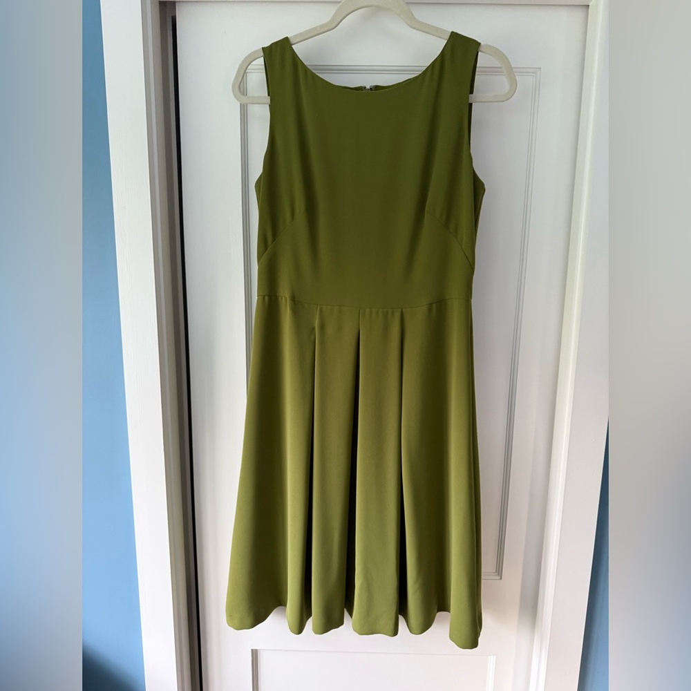 Ann Taylor Olive Green Dress